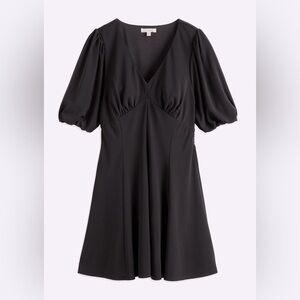 Nine Britton Black V-Neck Dress
